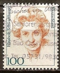 Stamps Germany -  Elisabeth Schwarzhaupt (político).