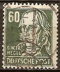 Sellos de Europa - Alemania -  Georg Wilhelm Friedrich Hegel (Filósofo).