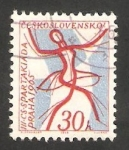 Stamps Czechoslovakia -   1369 - 3ª sparkiadas nacionales, en Praga