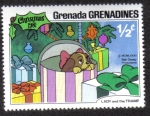 Sellos de America - Granada -  Lady and the Tramp