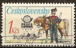 Sellos de Europa - Checoslovaquia -  2214 - Uniforme de Correos, Austria 1838