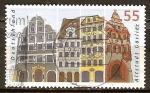 Stamps Germany -  El casco antiguo de Görlitz.