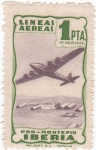 Stamps Spain -  LINEAS AÉREAS PRO-MONTEPÍO IBERIA- Sin Valor Postal  (14)