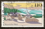 Stamps Germany -  Bosque de Baviera.