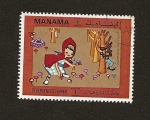 Stamps United Arab Emirates -  MANAMA Depend. of AJMAN Cuentos Infantiles Caperucita Roja
