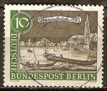 Stamps Germany -  Antiguo Berlín (Puente Huérfanos en 1783).