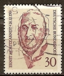 Stamps Germany -  Ernst Moritz Arndt, 1769-1860, patriota y escritor alemán.
