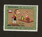 Stamps United Arab Emirates -  MANAMA Deped. of AJMAN Cuentos Infantiles   Pinocho
