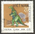 Stamps Vietnam -  Animal prehistórico