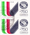 Stamps Mexico -  México Exporta- CINE