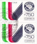 Sellos de America - Mxico -  México Exporta- CINE