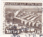 Stamps Israel -  Panorámica de Nazerat Illit