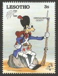 Stamps : Africa : Lesotho :  830 - Goofy de granadero