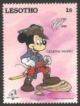 Stamps Lesotho -  837 - General Mickey