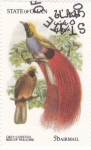 Stamps Oman -  Aves del Paraíso- 