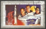 Sellos de Africa - Guinea Ecuatorial -  Apolo 15 y la tripulación