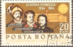 Stamps Romania -  C.  BRINCOVEANU,  STOLNICUL  CANTACUZINO,  GHEORGHE  LAZAR  Y  ACADEMIA  DOMNEASCA.