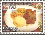 Sellos de America - Bolivia -  GASTRONOMÌA.  MONDONGO  (CHUQUISACA)