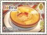 Stamps Bolivia -  GASTRONOMÌA.  LOCRO  DE  GALLINA  (BENI-PANDO)