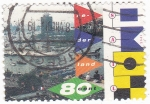 Sellos de Europa - Holanda -  Panorámica puerto