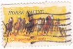 Stamps United States -  Carrera de Caballos