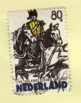 Stamps : Europe : Netherlands :  Scott 826. Cuerpo real de artilleria.
