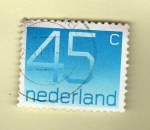 Stamps Netherlands -  Scott 540. Cifra.