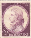 Stamps Germany -  Wolfgang Amadeus Mozart