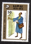 Stamps Rwanda -  U.P.U. 1874-1974
