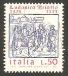 Sellos de Europa - Italia -  1194 - 500 anivº del nacimiento del poeta Ludovico Ariosto