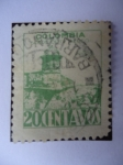 Stamps Colombia -  Fortaleza de San Sebastián, Cartagena - Fortaleza Española