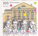 Stamps Germany -  Weimar- ciudad cultural