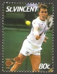 Stamps Saint Vincent and the Grenadines -  989 - Ivan Lendl, tenista