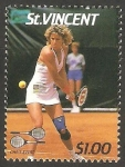 Stamps America - Saint Vincent and the Grenadines -  990 - Chris Evert, tenista