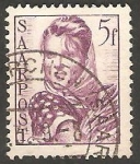 Stamps Germany -  Saar - 237 - Campesina