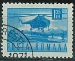 Sellos de Europa - Rumania -  Helicóptero de transporte
