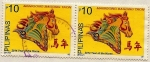 Stamps Philippines -  Año del caballo - Feliz año nuevo