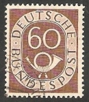 Stamps Germany -  21 - Corneta postal