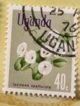 Stamps Uganda -  Flores