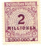Stamps Germany -  deutfches reich