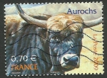 Stamps : Europe : France :  Fauna, aurochs