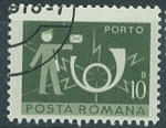 Stamps Romania -  Cartero y Corneta - 10