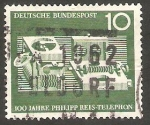 Stamps Germany -  245 - Centº del teléfono de Philip Reis
