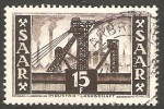 Stamps Germany -  Saar - 313 - Pozos mineros