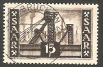 Stamps Germany -  Saar - 322 - Pozos mineros