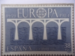 Stamps Spain -  Europa cept - (Acueducto Romano)
