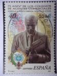 Sellos de Europa - Espaa -  75º Aniversario de los Colegios de Agentes Comerciales.