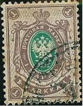 Stamps Finland -  Tipos de los sellos de Rusia