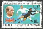 Stamps United Arab Emirates -  Fujeira - Mundial de fútbol México 70, B. Charlton