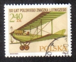 Stamps : Europe : Poland :  50 años de la aviación civil